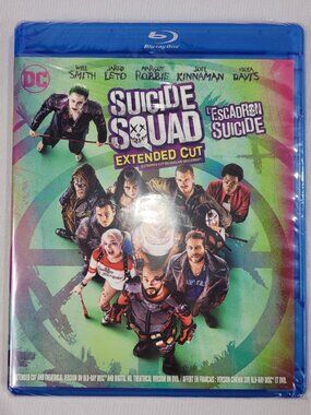 Blu-Ray DVD DC Comics 2016 Suicide Squad Justice league Movie